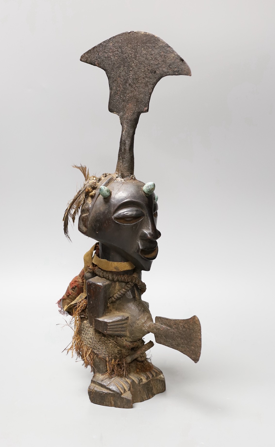 A Songye tribe power figure, 43cm